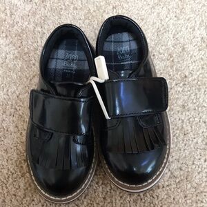 New! ZARA baby girl black slip on Velcro shoes